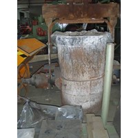 Treatment ladle, ±  1 t, planetary gearbox